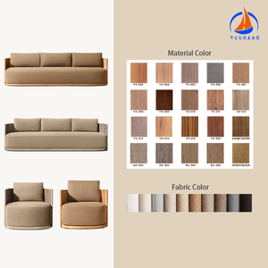 Ensemble <span class=keywords><strong>de</strong></span> meubles imperméables durables canapé sectionnel d'extérieur mobilier d'extérieur en teck avec coussins ensemble <span class=keywords><strong>de</strong></span> canapés - Product Image 3