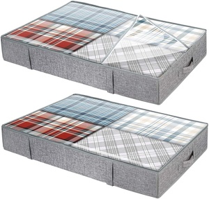Underbed Storage Bag Home Storage Organizer Under The Bed Organizer With Removable Board Fits For Storing Clothes Shoes