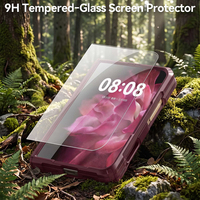 SHELLBOX Nouvelle Coque de Téléphone Antichoc et Antidérapante à Architecture Distribuée pour iPhone Duo avec Support