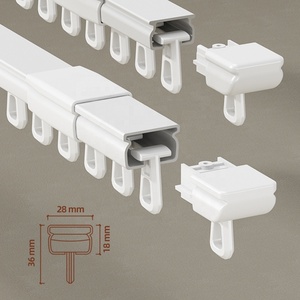 Riel extensible para cortina, éxito de ventas al por mayor, riel telescópico, riel deslizante ajustable estirado, riel para cortina ciega - Product Image 6