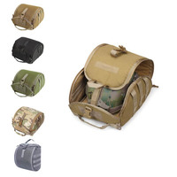 Sac de transport léger pour casque tactique, rembourré, avec système MOLLE, pour motos et équipements de sport de plein air