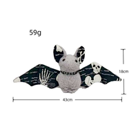 Vente directe usine : Peluches de dessin animé Halloween X-Ray Bat, jouets en peluche, animaux en peluche, jouets pour machine à griffes, pour sacs de fête d'enfants