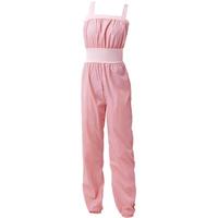 Combinaison de sport pour femme avec bretelles, taille élastique, pour yoga, danse, jogging et échauffement