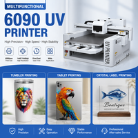 Nueva Impresora de Inyección de Tinta UV ZCRS 6090UV con Pantalla Táctil para Materiales Flexibles de Gran Formato, Carcasas de Teléfono Acrílicas, Etiquetas de Cristal (3 Años de Garantía)