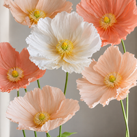 Fleurs géantes en papier blanc pour décoration de mariage, vitrine de magasin, vente en gros