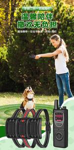 वाटरप्रूफ वायरलेस कुत्ते बाड़ प्रशिक्षण कॉलर मल्टी डॉग सिस्टम रिमोट कंट्रोल रिचार्जेबल इलेक्ट्रॉनिक पालतू प्रशिक्षण कॉलर - Product Image 4