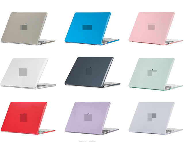 Ultra Thin Transparent Laptop Case Anti Scratch Hard Shell Protective Cover for 13-16 Inch Notebook