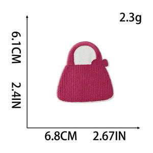 Stock prêt Y2K rose patchs brodés en gros amour vibrant XOXO <span class=keywords><strong>Disco</strong></span> boule lèvre lunettes de soleil broderie Badges pour vêtements - Product Image 3