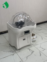 Yimei 5.0 Lavabo mobile pour spa capillaire, sans plomberie, bac à shampoing, grand réservoir de stockage d'eau et réservoir d'eaux usées avec unité de vapeur pour salon