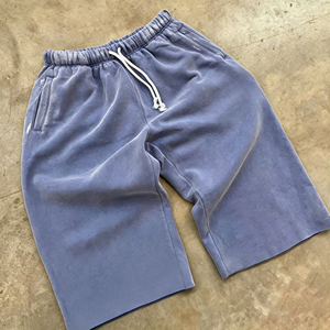 Fabricant de vêtements <span class=keywords><strong>Zom</strong></span>, pantalons courts en coton French Terry personnalisés imprimés, shorts de survêtement - Product Image 3