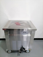 Gebakken Ijs Machine Voor Het Maken Van Gebakken Ijs Koude Plaat Machine