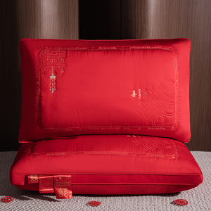 <span class=keywords><strong>Oreiller</strong></span> rouge de luxe personnalisé pour hôtel Design ergonomique moderne avec rembourrage <span class=keywords><strong>en</strong></span> édredon pour un sommeil sain Caractéristique de refroidissement Logo personnalisé - Product Image 3