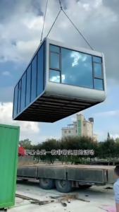 บ้านเคลื่อนที่สำเร็จรูปเหล็กกล้าขนาด 20 ฟุต 40 ฟุต สไตล์ใหม่ปี 2025 พร้อมเฟอร์นิเจอร์ ห้องนอน ห้องน้ำ ห้องครัวครบชุด - Product Image 6