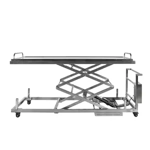 Funeral Supplies Morgue Lift Mortuary Hydraulic Lifter Mortuary Lifter Trolley