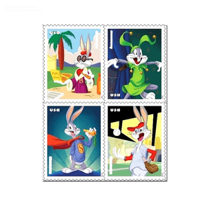 Étiquettes et timbres postaux à bas prix pour collection, thème USA, pour enveloppes, cartes postales et cadeaux de festival - Product Image 1