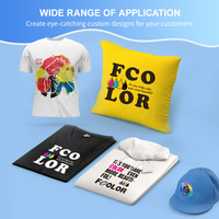 Imprimante de transfert de film DTF A4 FCOLOR de haute qualité pour l'impression par transfert thermique sur tissus textiles, t-shirts, état neuf, garantie 1 an