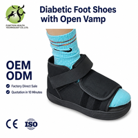 Chaussures Diabétiques Confortables à Ajustement Large et Fermeture Réglable, Service Personnalisé Direct Usine, pour la Protection et la Rééducation des Pieds Diabétiques