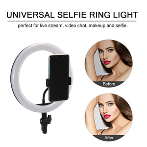3000-5000K Selfie anillo <span class=keywords><strong>de</strong></span> luz LED <span class=keywords><strong>de</strong></span> iluminación con trípode regulable <span class=keywords><strong>de</strong></span> luz <span class=keywords><strong>de</strong></span> la lámpara <span class=keywords><strong>de</strong></span> vídeo para cámara <span class=keywords><strong>de</strong></span> <span class=keywords><strong>fotos</strong></span> estudio fotografía - Product Image 6
