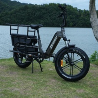 Vélo cargo hydraulique fatboy à câbles cachés, électrique, pour faire des courses