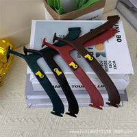 Sangles de remplacement pour tongs, lacets, accessoires de sangle de chaussure, à clipser en trois points avec embout carré, résistantes à l'usure et durables