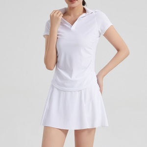 Set rok ukuran besar musim panas baru S-5XL rok Logo khusus dan Set atas Set wanita bersirkulasi elastis Nude - Product Image 4