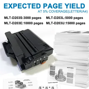 Samsung ProXpress MLT-D203L SL-M3320ND M3370FD için kullanılan uyumlu Samsung 203L SL-3310 Toner kartuşu Used 3l