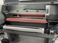 Imprimante DTF UV Baofeng avec laminateur, rouleau de 24 pouces (60 cm), 5 en 1, étiquettes autocollantes en cristal, professionnelle, I3200, quatre têtes, entièrement automatique