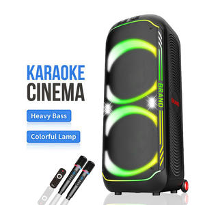 Altavoz Bluetooth Portátil CQS-S6616, Subwoofer de Alta Potencia de 120 W <span class=keywords><strong>para</strong></span> Escenarios, con Luces LED RGB <span class=keywords><strong>para</strong></span> <span class=keywords><strong>Fiestas</strong></span> al Aire Libre y Bailes Cuadrados - Product Image 1