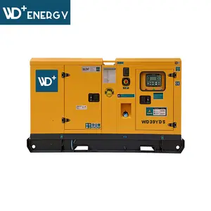 WD Energy WD39YDS Silent Diesel Power Generator 35kVA Dauerbetrieb 400V 50Hz 3-phasig YANGDONG Y4102D Technisches Datenblatt