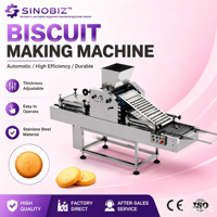 Machine à fabriquer des biscuits moelleux, mouleuse rotative automatique pour boulangerie, ligne de production de biscuits croustillants commerciaux, moules personnalisés disponibles