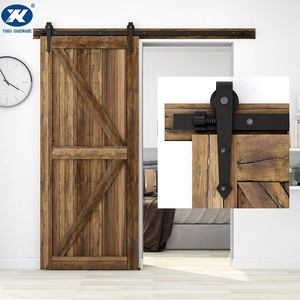 Système de rail de <span class=keywords><strong>porte</strong></span> de grange robuste <span class=keywords><strong>Kit</strong></span> de rail de <span class=keywords><strong>placard</strong></span> de <span class=keywords><strong>porte</strong></span> <span class=keywords><strong>coulissante</strong></span> pour <span class=keywords><strong>Kit</strong></span> de quincaillerie de <span class=keywords><strong>porte</strong></span> noire en bois simple - Product Image 1