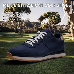 Chaussures de golf pour hommes, été automne, confortables, légères, respirantes, imperméables, semelle extérieure en caoutchouc antidérapante, chaussures d'entraînement pour la marche - Product Image 2