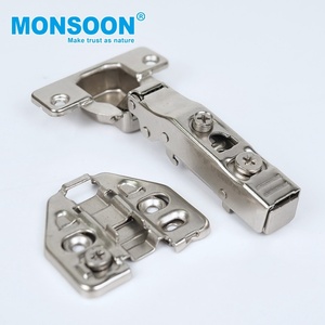 บานพับเหล็กแบบหนีบปรับบานพับแบบหนีบไฮดรอลิกบานพับ3D บานพับปรับแบบหนีบสำหรับห้องครัวทำจากเหล็กทำจากวัสดุแข็งแรงทนทาน - Product Image 1