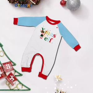 Neuankömmling Casual Santa Print Weihnachts familie Matching Homewear Set Winter Plus Size Anti-Shrink Holiday Outfit - Product Image 6