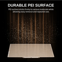Plaque WonderMaker ZR PEI 300*300mm texturée magnétique flexible pour lit chauffant, haute planité, pour imprimante 3D, garantie 1 an