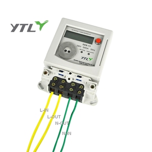 YTL một pha trả trước IC thẻ Đồng hồ điện với IR năng lượng mét - Product Image 4