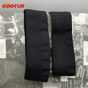 Elastico Nero in Nylon da 4cm con Attacco Aperto - Cordoncino <span class=keywords><strong>a</strong></span> Y e Fascia Elastica Goffrata, Elastico Visibile per Vita dei Pantaloni - Product Image 5