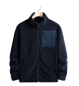Custom Logo Unisex Stand Collar Polar Fleece <strong>Jacket</strong> Winter Autumn <strong>Sherpa</strong> Zip up Casual Coats Outerwear Jumper <strong>for</strong> Men <strong>Women</strong> 6XL - Product Image 5
