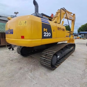 Excavatrice Komatsu PC220 d'occasion, PC200, PC240, d'origine japonaise, excavatrice d'occasion Komatsu PC220, excavatrice moyenne de 20 tonnes, Komatsu PC220 - Product Image 4