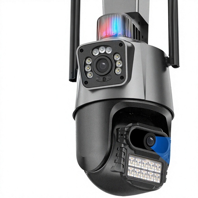 6MP Full HD 360° Panoramic Infrared Camera with Night Vision and De-Warped Views for Commercial Building and Retail Security P11