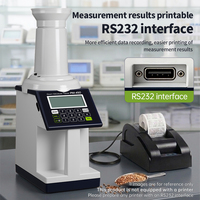Medidor de Humedad para Granos Equipado con Interfaz RS232 para Conectar a Impresora/Computadora, 56 Variedades, Pantalla Retroiluminada Multicolor
