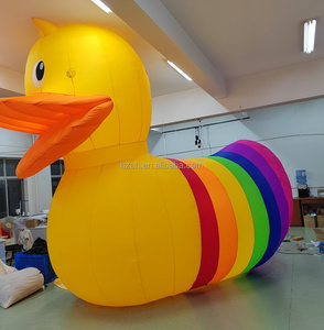 Canard géant gonflable jaune facile à installer, durable, <span class=keywords><strong>pour</strong></span> la marche, éclairage, mascotte de <span class=keywords><strong>ballon</strong></span> gonflable <span class=keywords><strong>pour</strong></span> la fête de la fierté - Product Image 1