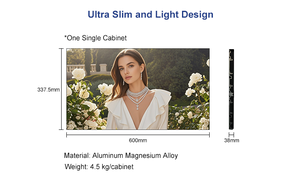 2026 New Technology P1.25 Ultra-Fine Pitch CoB LED Video <b>Wall</b> Hanging Digital Signage and <b>Displays</b> Android Advertisement SCNW01- - Product Image 4