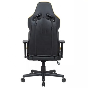 <span class=keywords><strong>Chaise</strong></span> de <span class=keywords><strong>Gamer</strong></span> Ergonomique Inclinable et Pivotante de Qualité Supérieure avec Accoudoirs 3D Ajustables Jaunes pour Bureau et Gaming - Product Image 4