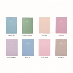 Wholesale Custom Gold Stamp College Ruled A5 Thermal Binding Hardcover Leather <b>Diary</b> <b>Notebook</b> Journals 100 Sheets Gift - Product Image 4