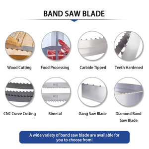 Lame de scie à ruban sur mesure OEM de qualité alimentaire en acier à haute teneur en carbone avec dents trempées pour machine de découpe de viande et d'os congelés pour <span class=keywords><strong>boucherie</strong></span> commerciale - Product Image 4