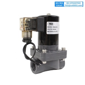 Van điện từ UPVC chống ăn mòn nguyên bản, Van điện từ thường đóng có khớp nối kép - Product Image 4