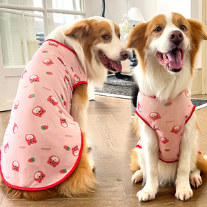 Vêtements pour chiens imprimés à la mode, t-shirt pour animaux de compagnie de petite, moyenne et <span class=keywords><strong>grande</strong></span> <span class=keywords><strong>taille</strong></span>, gilet en maille pour chien d'été, vêtements pour chiots pour Corgi, Bulldog, Golden Retriever - Product Image 6