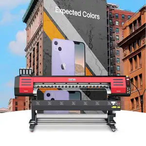 1.6m/1.8m/3.2m large format tarpaulin printing machine flex banner car sticker ecosovlent printer