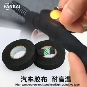 Black PVC Car <b>Electrical</b> <b>Tape</b> Sound Absorption Vibration/Damping Noise Reduction for Wiring Harness Headlight Modification - Product Image 4